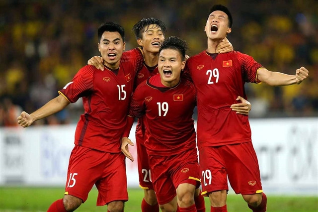 Vietnam football team top regional rankings